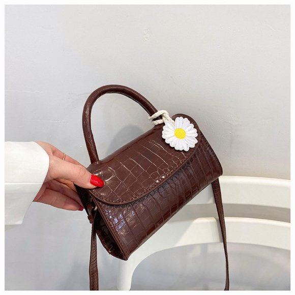 Crocodile pattern small bag new simple single shoulder bag - Picture 10 of 10